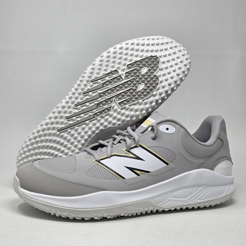 New Balance Men’s Fresh Foam X 3000v7 TF Raincloud White T3000TG7 Size 14 New